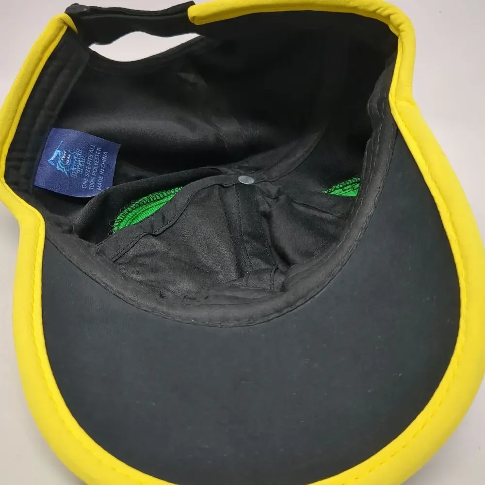 Hammer Head Baseball Cap Black Yellow Green One Size Jamaica Flag Hat Slideback